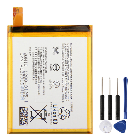 Agaring Original Battery LIS1579ERPC For Sony Xperia C5 Ultra Dual E5506 E5553 E5533 E5563 Z3 Plus Z3+ Dual E6553 Z4 2930mAh ► Photo 1/6