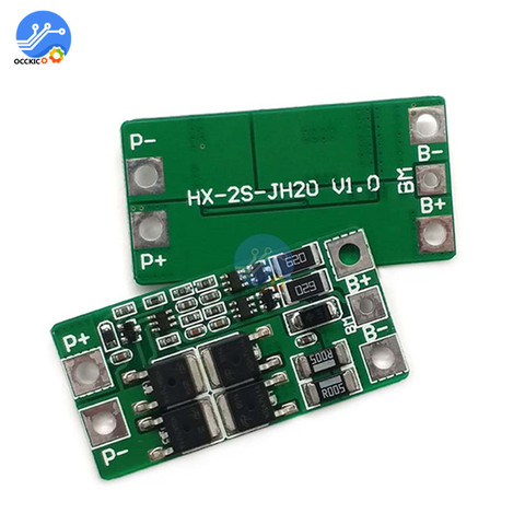 BMS 2S 10A Lifepo4 Battery Protection Board with Balance 18650 BMS PCM for Lifepo4 Battery Cell Pack Charging ► Photo 1/3