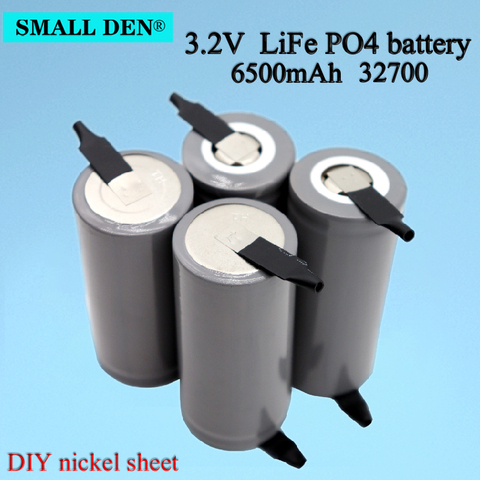 1-12PCS 3.2V 32700 6500mAh LiFePO4 Battery 35A Continuous Discharge Maximum 55A High power battery+DIY Nickel sheets ► Photo 1/6