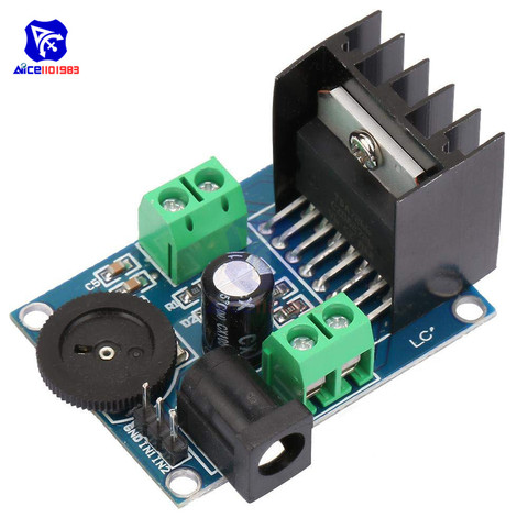 diymore TDA7266 7W+7W Audio Stereo Amplifier Module HIFI Audio Board Dual Channel Amplifier Module for Speaker ► Photo 1/6