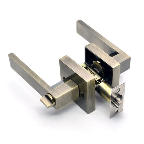 Door lock handle lock high-grade zinc alloy handle lock three-pole spherical door lock bedroom bathroom hardware accessories ► Photo 1/6