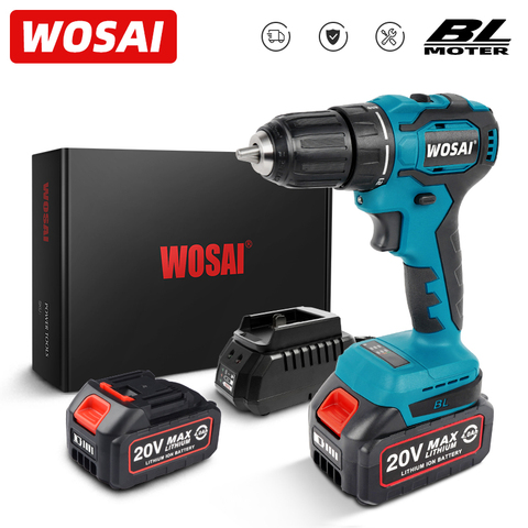 WOSAI MT-Series 20V Electric Brushless Drill Cordless Screwdriver 50NM Drill Machine 4.0Ah Battery Power Tools ► Photo 1/6
