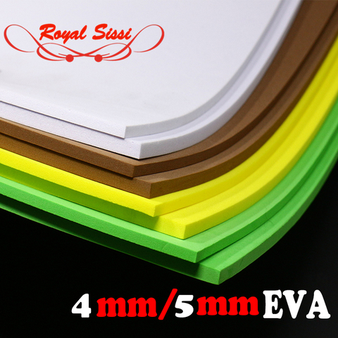 Royal Sissi 5optional colors thickness 4mm/5mm fly tying foam paper 2pcs pack square foam sheet floating fly tying materials ► Photo 1/6