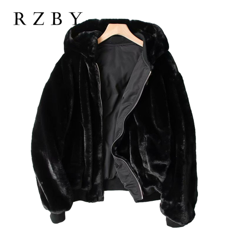 2022New Autumn Winter European & American Style Women's Double-sided Flying Chaqueta Thickened Plus Fleece Jacket Cotton RZBY219 ► Photo 1/1