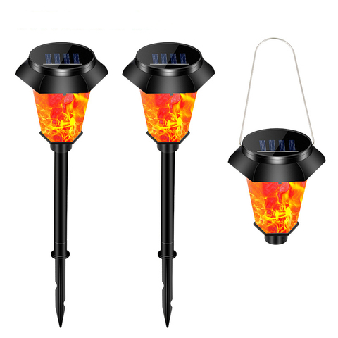 Outdoor Lighting Garden Lights Solar Lawn Light Flickering Flame Torch Lights  Yard Patio Outdoor Decoration Solar Garden Lights ► Photo 1/6