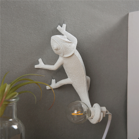 Seletti Resin Lizard Night Light Nordic Living Room Bedroom for Modern Animal Chameleon Table Lamp Led Wall Lamp decor Luminarie ► Photo 1/6