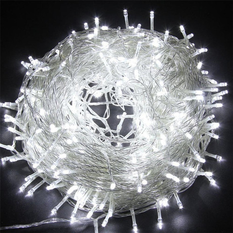 ALLTRUE Outdoor christmas led string lights 100M 20M 10M 5M Luces Decoracion fairy light holiday lights lighting tree garland ► Photo 1/6