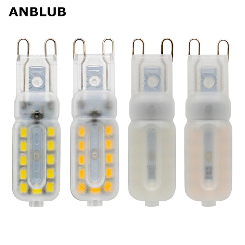 ANBLUB G9 LED Corn Light 220V SMD 2835 Bulb Spotlight For Chandelier Replace 30W 40W 50W Halogen Lamp 14LEDs 22LEDs ► Photo 1/6