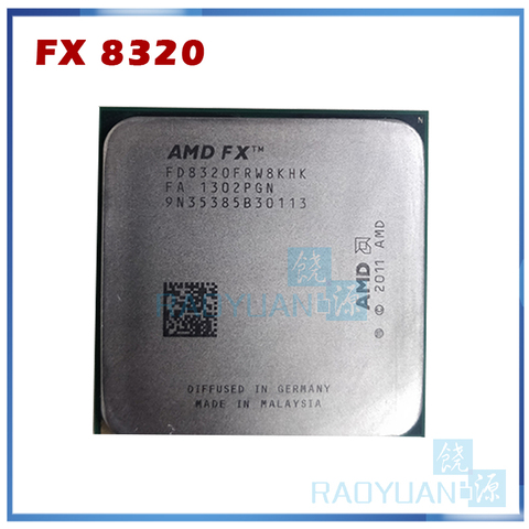 AMD FX-Series FX-8320 FX8320 FX 8320 3.5 GHz Eight-Core CPU Processor FD8320FRW8KHK Socket AM3+ ► Photo 1/1