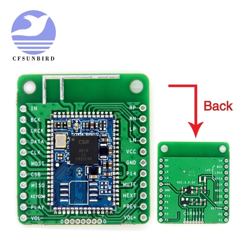 CSR8675 Bluetooth V5.0 Low Power Bluetooth Audio Module APTX-HD Lossless Compression I2S Fiber SPDIF ► Photo 1/3