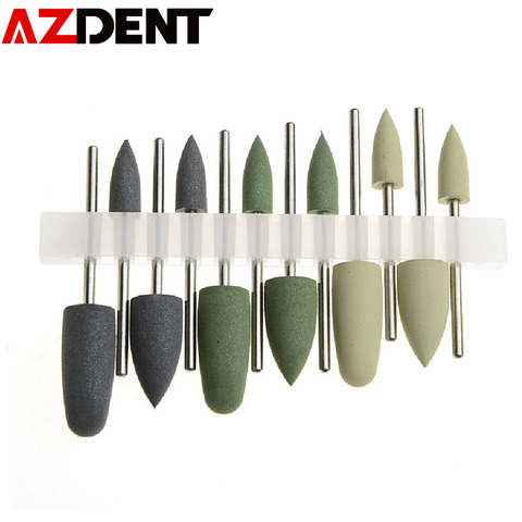 Azdent Dental light Curing Polishing Set Dental Resin Base Acrylic Polishing Burs Kit  Invisible Denture Polishing Set ► Photo 1/6