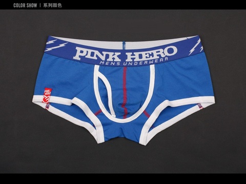 2022 Brand PINK HERO High Quality Cotton Men Underwear Fashion Printing Men Boxer Shorts Male Panties Solid Boxers ► Photo 1/5