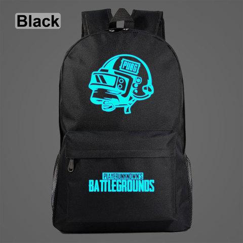 Luminous Survival Game PUBG Helmets Children Boy Girl School bag Teenagers Student Schoolbags Women Packsack Men Backpack ► Photo 1/6