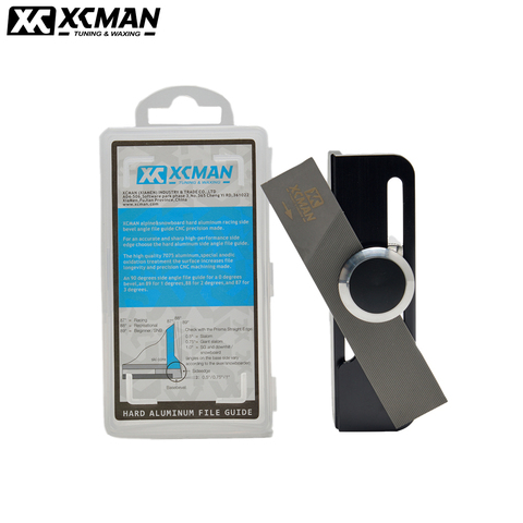 XCMAN Alpine Ski Snowboard Hard Aluminum Racing Side Bevel Angle File Guide CNC made With Clamp Device and File ► Photo 1/6