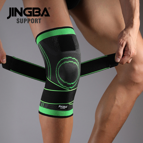 JINGBA SUPPORT 2022 Hot Outdoor Sports knee protector Volleyball Basketball knee pads knee brace support protector Safety Bandag ► Photo 1/6