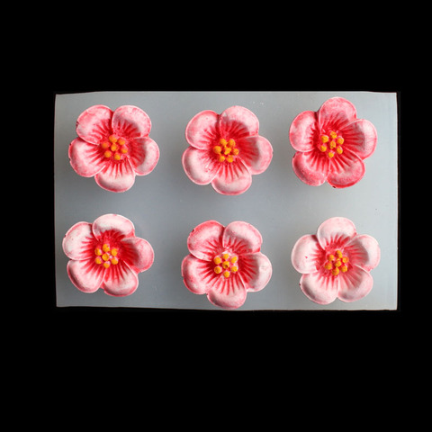 Sakura Cherry Blossom Flower silicone mold fondant cake mold chocolate molds decorating tool ► Photo 1/6