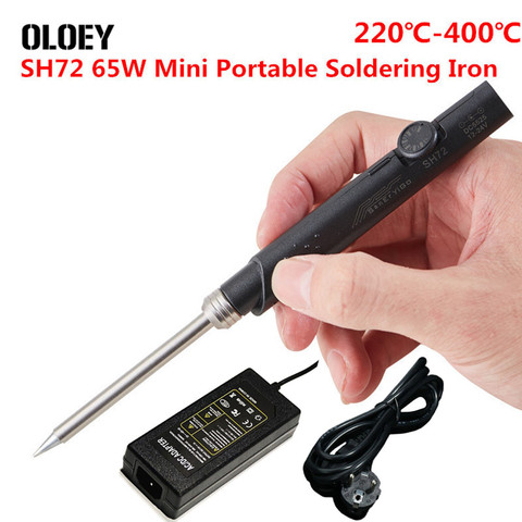 SH72 65W 12-24V 220-400℃ Adjustable Digital Soldering Iron Station DC5525 SH-K SH-KU SH-D24 SH-BC2 SH-C4 SH-I Tips Set of Tools ► Photo 1/6