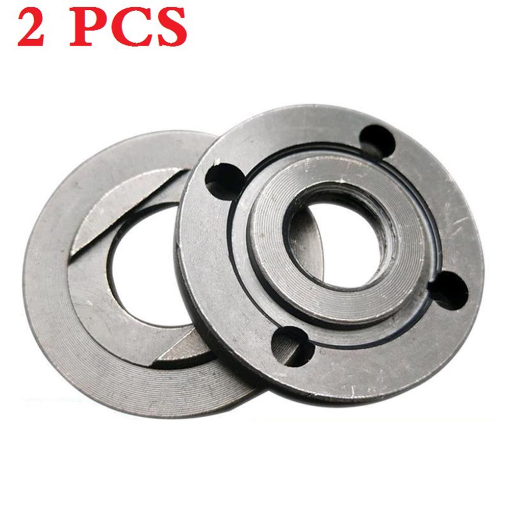 M14 Thread Replacement Angle Grinder Inner Outer Flange Nut Set Tools Diameter 40mm High Quality And Durable 2 Pcs ► Photo 1/6