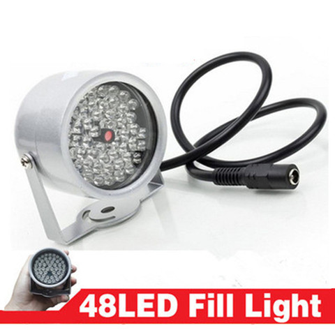 48IR LEDS Light Illuminator IR Infrared  Lamp Camera Night Vision Metal Waterproof CCTV Fill Light for CCTV Surveillance Camera ► Photo 1/6