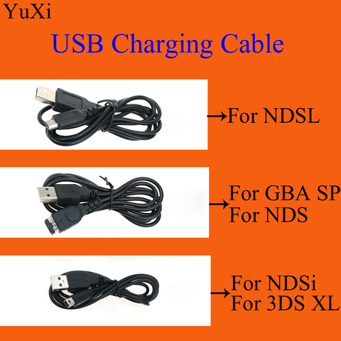 YuXi USB Charger Power Cable Line Charging Cord Wire for Nintendo DS Lite DSL NDSL NDSi NDS For GBA SP For 3DS XL Controller ► Photo 1/1