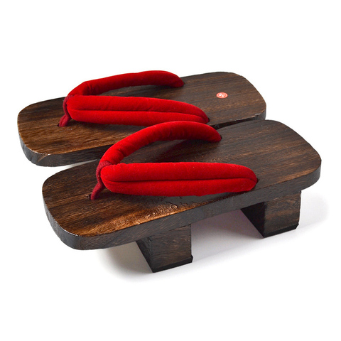 Unisex Woman Paulownia Wooden Japanese Traditional Geta Clogs Man Naruto Ninja Cosplay Shoes Flip Flops Outdoor Sandals ► Photo 1/6