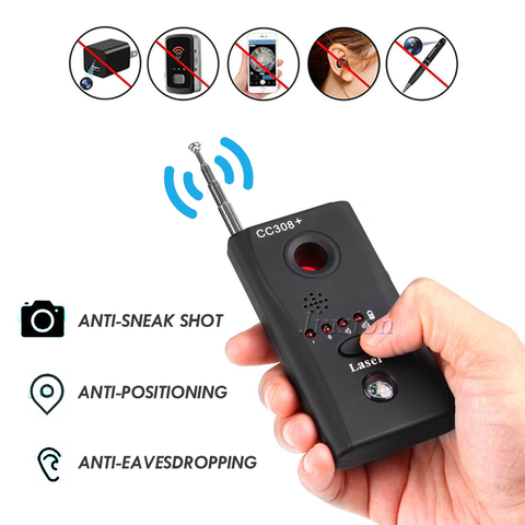 CC308 Anti-spy Hidden Camera Gadgets Detector Gizli Kamera Casus Camaras Espias Escondidas WIFI Signal GPS Tracking Finder ► Photo 1/6