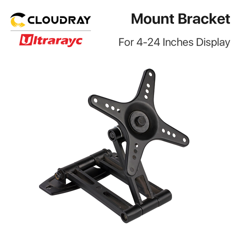 Ultrarayc TV Disply Mount Bracket Black & Silver 160*160mm for For 4-24 Inches Display ► Photo 1/6