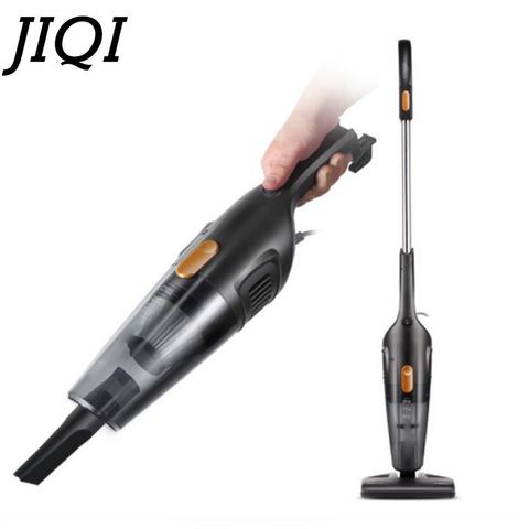 JIQI 2 In 1 Portable Household Vacuum Cleaner Strong Suction Handheld Dust Collector Carpet Cleaner Mites Remover 3 Nozzles ► Photo 1/5