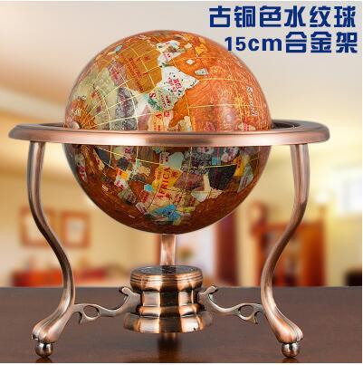 Gem stone Globe Earth 150mm ball World Globe World Map Metal Support ,Worth buying ► Photo 1/6