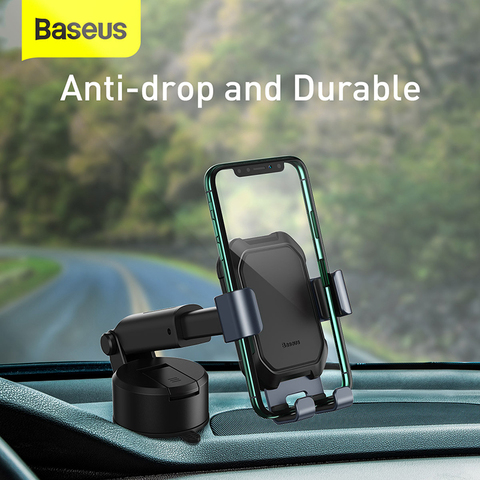 Baseus Gravity Car Mount Holder for 4.7-6.5inch Phones Universal 360 Degree Rotation Car Phone Holder With Suction Base ► Photo 1/6
