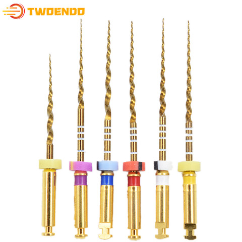 Dental Basic Instrument Gold Files Heat Activation Endo Treat Endodontic 21mm 25mm Niti Material Drill ► Photo 1/6