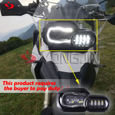 New Hi/Lo LED Complete Headlight Assembly Kit for BMW F800GS & F700GS ADV 13-16 ► Photo 1/4