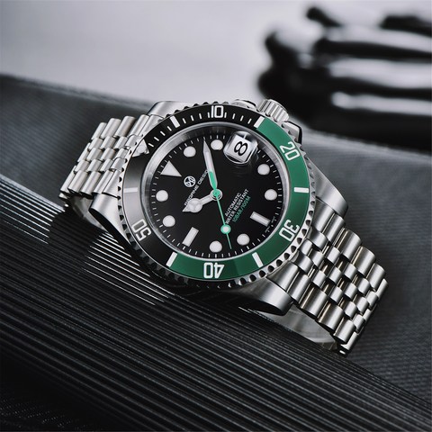 PAGREN Design 2022 New 41MM Classic Luxury Men Automatic Mechanical Watch 100m Waterproof Sapphire Glass Watch Relogio Masculino ► Photo 1/1