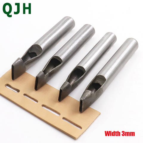 Width 3mm Leather Oval Shape Hole Punch Oval Angle Spacing Belt Punching Tools DIY Craft Leather Puncher Hole Drilling Tool ► Photo 1/6