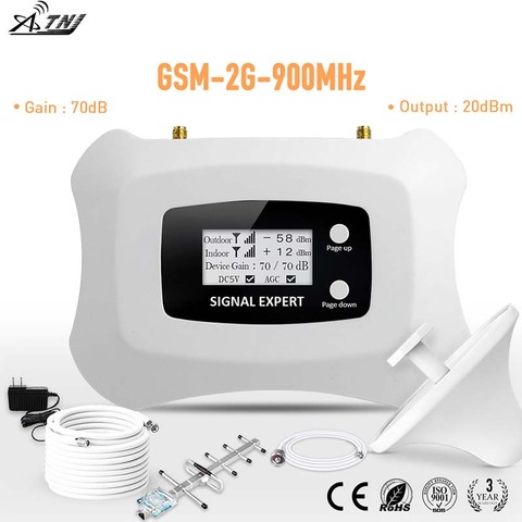 Smart lcd-mini gsm 900mhz mobile signal booster GSM 2g signal  repeater,high gain gsm cellular signal  amplifier suit EU Assia ► Photo 1/6