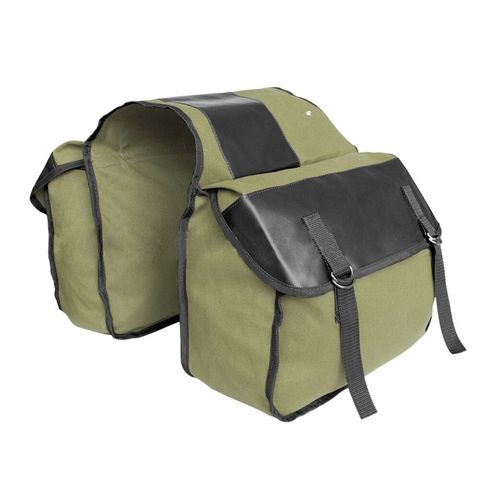 Universal Saddlebag for Motorcycle Bag Canvas Back Seat Luggage Bags For Sportster XL883 1200 for Honda For KAWASAKI ► Photo 1/6