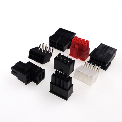 5pcs 4.2m CPU 8 Pin 4+4 Position Receptacle Plug Housing Male Header Power Supply ATX PSU EPS12V Motherboard Mainboard Connector ► Photo 1/6