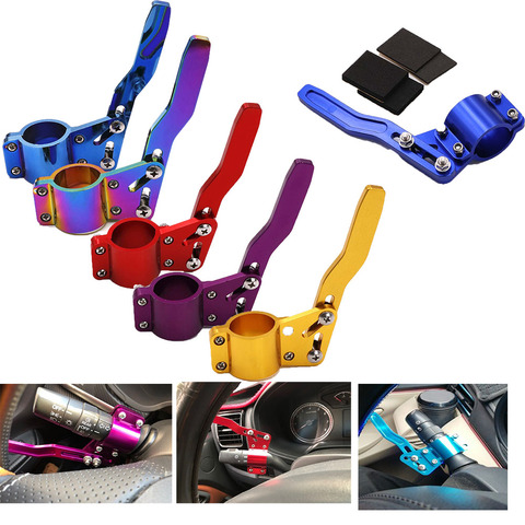 Neo chrome Type Aluminium Car Turn Signal Lever Extender Steering Wheel Turn Rod Position Up Kit ► Photo 1/6