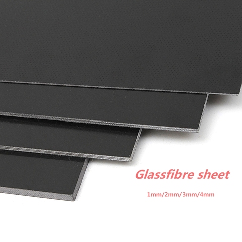 Black Fiberglass Template Plate, G10 FR4 Epoxy Fiberglass Sheet, Fiberglass Craft Plate ► Photo 1/6