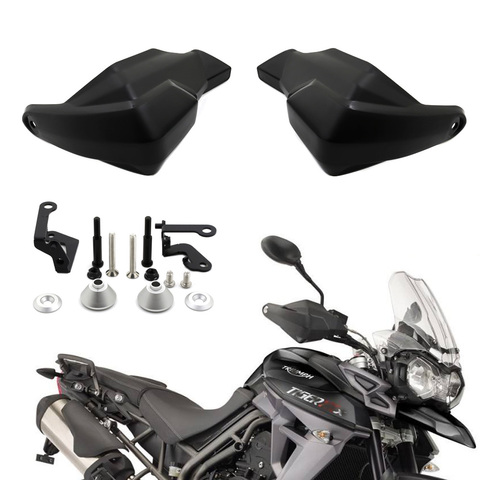 Motorcycle Handguards Hand Shield Protector Hand Guard Protector Black Triumrh THRUXTON TIGER 800 1200 XC/XCX/XR 2012-2022 ► Photo 1/6