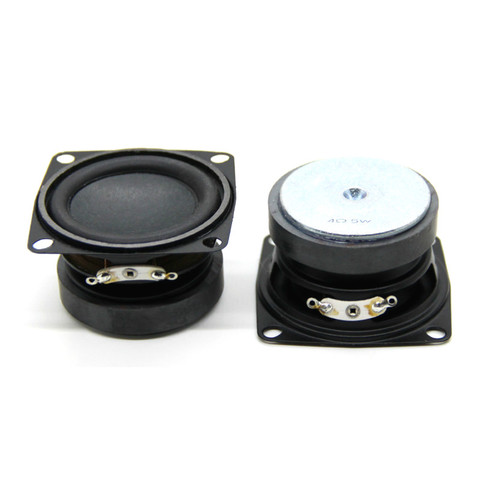 SOTAMIA 2Pcs 2 Inch Audio Mini Speakers 4 Ohm 5W External Magnetic Loudspeaker DIY Woofer Multimedia Home Theater Speaker ► Photo 1/1