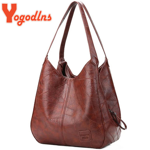 Yogodlns Vintage Women Hand Bag Designers Luxury Handbags Women Shoulder Bags Female Top-handle Bags Fashion Brand Handbags ► Photo 1/6
