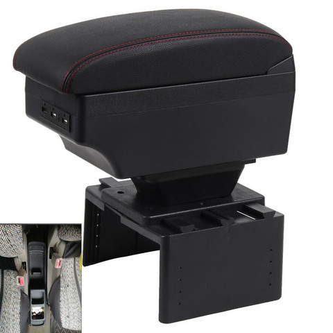 for Toyota ractis Armrest Box car leather arm rest car-styling center console decoration automobile interior ► Photo 1/6