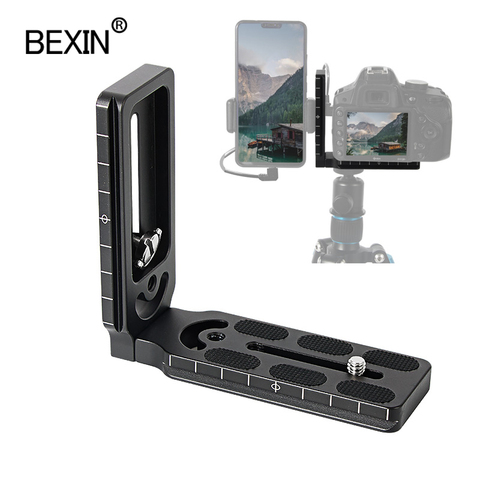 Universal camera l bracket plate quick release plate L shape plate dslr mount adapter holder for CamFi controller arca camera ► Photo 1/6