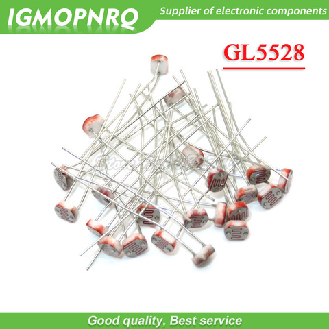 30pcs Photo Light Sensitive Resistor Photoresistor Optoresistor 5mm GL5528 DIP New Original Free Shipping ► Photo 1/1