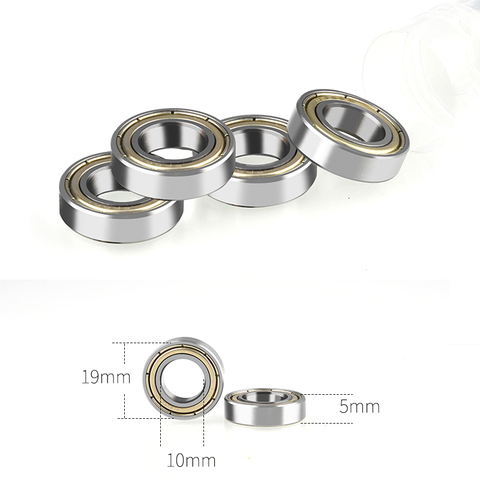 4pcs 6800zz/6800RS Steel Ball Bearing 5*19*10mm Deep groove ball Thin-walled Bearings shaft Bearing steel ► Photo 1/3