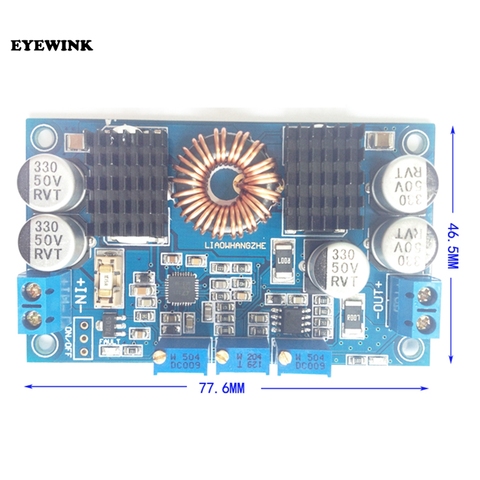 EYEWINK LTC3780 DC 5-32V to 1V-30V 10A Automatic Step Up Down Regulator Charging Module ► Photo 1/1