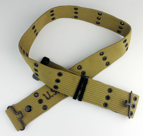 tomwang2012. WW2 WWII US Field Gear Army Pistol Belt Canvas Up to 46'' ► Photo 1/3