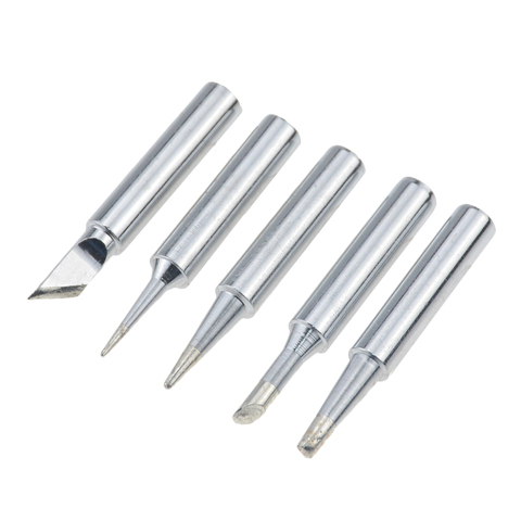 5Pcs I+B+K+2.4D+3C soldering iron pure copper 900M soldering iron head set inside hot bare copper electric soldering iron tip ► Photo 1/5