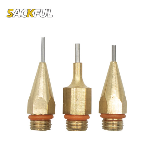 Glue Gun Nozzle 1mm 1.3mm 1.5mm Small Apture Diameter Nozzle Hot Melt Glue Gun Replaceable Copper Nozzle ► Photo 1/6